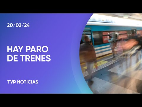 Comenzó el paro de trenes en todo el paÃs Comenzó el paro de trenes en todo el paÃs