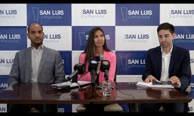 CONFERENCIA DE PRENSA, EUGENIA SOSA HERRERA, SECRETARIO DE TRANSPORTE, VICTOR CIANCHINO YU MINISTRO