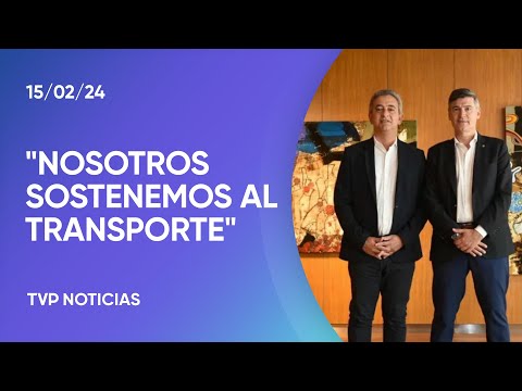 Daniel Passerini: “Los municipios sostenemos el transporte público” Daniel Passerini: “Los municipios sostenemos el transporte público”