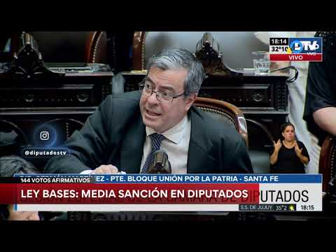Diputados aprobó en general la Ley de Bases y y Puntos de Partida para la Libertad de los Argentinos Diputados aprobó en general la Ley de Bases y y Puntos de Partida para la Libertad de los Argentinos