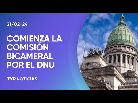 DNU: mañana, arranca la Comisión Bicameral DNU: mañana, arranca la Comisión Bicameral
