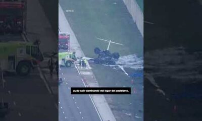 Dos muertos tras choque de avioneta en carretera de Florida