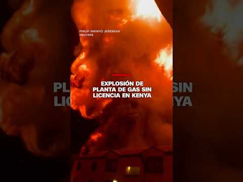 ⚠️ Impactantes imágenes de una explosión de gas en Kenya. ⚠️ Impactantes imágenes de una explosión de gas en Kenya.