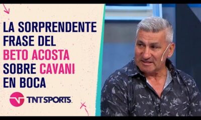 El Beto Acosta sorprendió con su visión sobre Cavani en Boca – Entrevista en #TNTFútbol