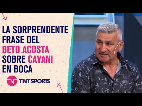 El Beto Acosta sorprendió con su visión sobre Cavani en Boca – Entrevista en #TNTFútbol El Beto Acosta sorprendió con su visión sobre Cavani en Boca – Entrevista en #TNTFútbol