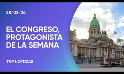 El Congreso, escenario principal de la semana polÃ­tica