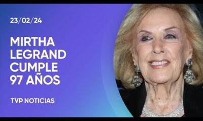 El cumpleaÃ±os de Mirtha Legrand, una diva inoxidable