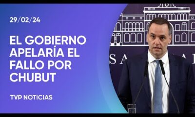 El Gobierno analiza apelar el fallo que ordenÃ³ cesar los recortes de fondo a Chubut