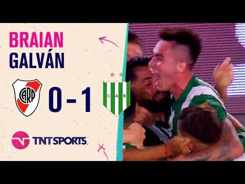 El gol de Braian Galván que abrió la cuenta para Banfield ante River El gol de Braian Galván que abrió la cuenta para Banfield ante River