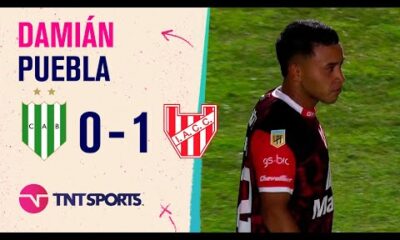 El gol de Damián #Puebla para el 1 a 0 de #Instituto sobre #Banfield