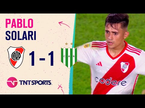 El gol de Pablo Solari que le dio la igualdad a River ante Banfield El gol de Pablo Solari que le dio la igualdad a River ante Banfield