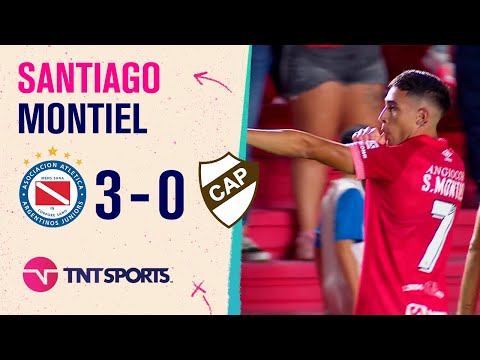 El gol de Santiago Montiel para Argentinos ante Platense