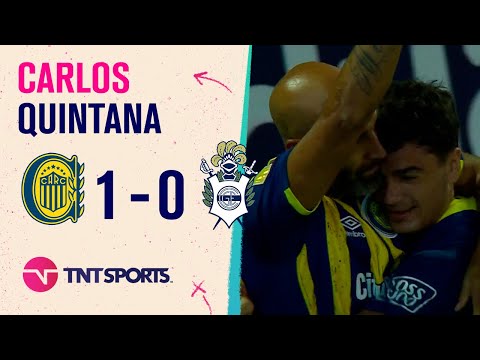 El gol tempranero de Quintana para Rosario Central ante Gimnasia El gol tempranero de Quintana para Rosario Central ante Gimnasia
