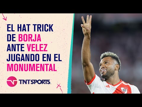 EL HAT TRICK del Colibrí #BORJA para #River ante #Vélez en El Monumental ⚽⚽⚽ EL HAT TRICK del Colibrí #BORJA para #River ante #Vélez en El Monumental ⚽⚽⚽