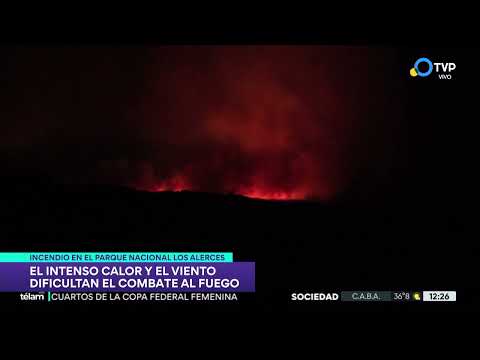 El incendio en Los Alerces lleva una semana activo y ya consumiÃ³ 2.500 hectÃ¡reas