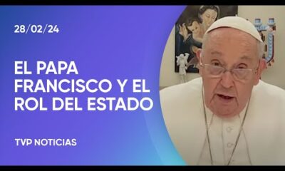 El papa Francisco hablÃ³ en una ONG de jueces