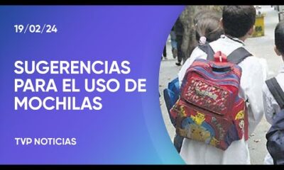 El peso de la mochila, un problema recurrente para los alumnos