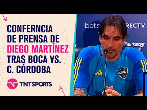 EN VIVO: Diego Martínez habla en conferencia de prensa tras Boca vs. Central Córdoba