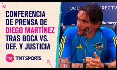 EN VIVO: Diego Martínez habla en conferencia de prensa tras Boca vs. Defensa y Justicia