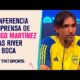 EN VIVO: Diego Martínez habla en conferencia de prensa tras el Superclásico River vs. Boca