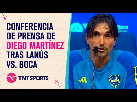 EN VIVO: Diego Martínez habla en conferencia de prensa tras Lanús vs. Boca