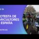 EspaÃ±a: los agricultores tomaron las calles de Madrid