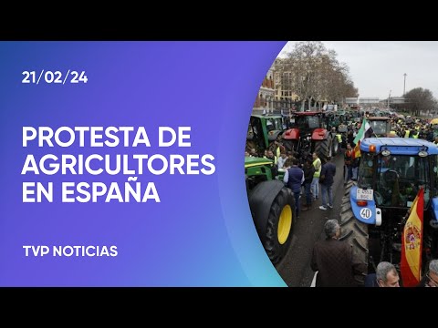 EspaÃ±a: los agricultores tomaron las calles de Madrid