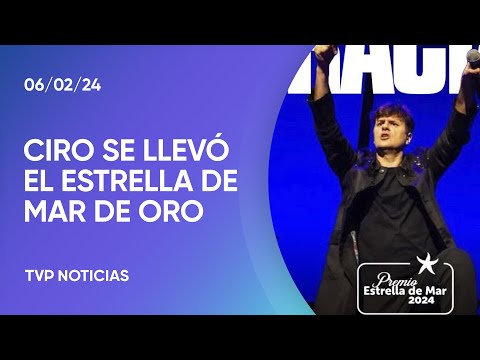 Estrella de Mar: Oro para Ciro y Los Persas y Argentina, La Revista y Kinky Boots, las más ganadoras Estrella de Mar: Oro para Ciro y Los Persas y Argentina, La Revista y Kinky Boots, las más ganadoras