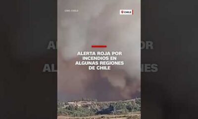 🚨🇨🇱 Alerta roja por incendios en algunas regiones en Chile