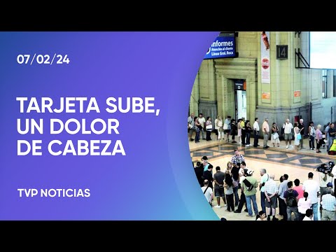 Filas y demoras para registrar la SUBE Filas y demoras para registrar la SUBE