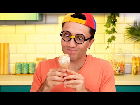 Helado con cereales 🤤 #shorts