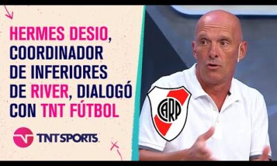 Hermes Desio, coordinador de inferiores de #River, habló sobre el Diablito Echeverri y Demichelis