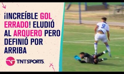 ¡Increíble gol errado! Gambeteó al arquero y la tiró afuera en la reserva de #Vélez ❌⚽