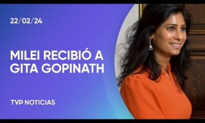 Javier Milei recibiÃ³ a Gita Gopinath, la nÃºmero dos del FMI