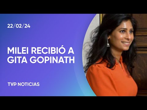 Javier Milei recibió a Gita Gopinath, la número dos del FMI Javier Milei recibió a Gita Gopinath, la número dos del FMI