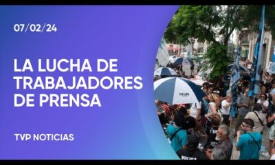 Jornada de lucha de trabajadores de prensa de medios privados