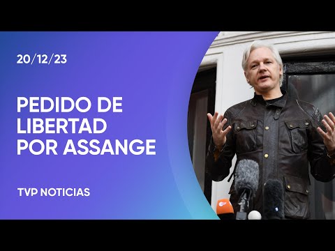Jornada por la libertad de Assange en Plaza de Mayo Jornada por la libertad de Assange en Plaza de Mayo