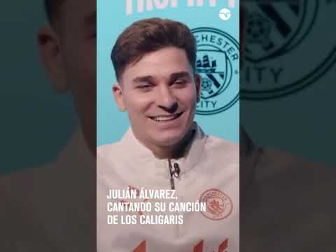 Julián Álvarez cantando su canción es lo mejor que vas a ver hoy 😍 Julián Álvarez cantando su canción es lo mejor que vas a ver hoy 😍