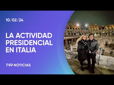 La actividad del presidente Javier Milei en Europa