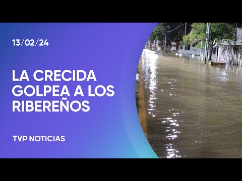La crecida golpea a la costa de Quilmes La crecida golpea a la costa de Quilmes