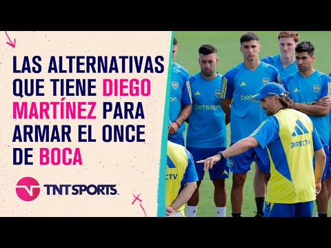 Las alternativas que tiene Diego Martínez para armar el equipo en #Boca 🔵🟡