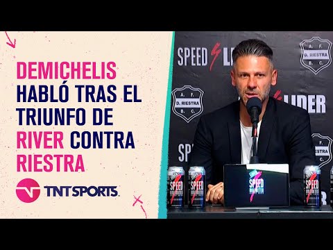 Las declaraciones de Martín Demichelis tras el 3 a 0 de River sobre Riestra Las declaraciones de Martín Demichelis tras el 3 a 0 de River sobre Riestra