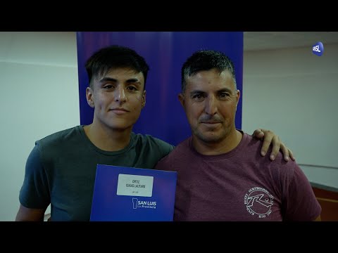 Lautaro Ortíz, beneficiario de la Beca al Mérito