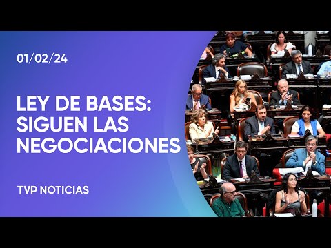 Ley de Bases: continúan las negociaciones a contrareloj en el Congreso Ley de Bases: continúan las negociaciones a contrareloj en el Congreso