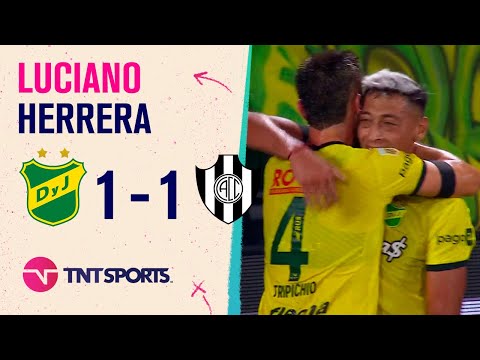 Luciano Herrera convirtió el gol para que Defensa y Justicia le empate a Central Córdoba el partido