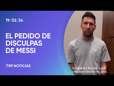 Messi le volvió a pedir disculpas a los hinchas de Hong Kong Messi le volvió a pedir disculpas a los hinchas de Hong Kong