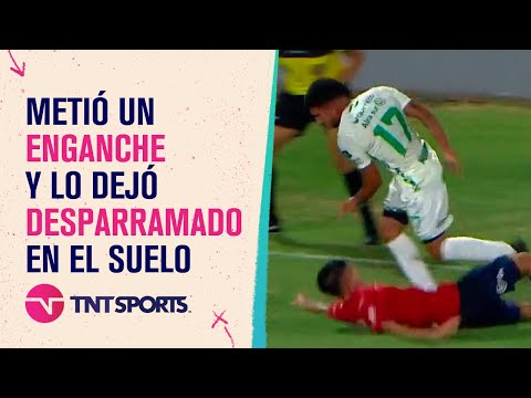 Metió un enganche y lo dejó desparramado en el suelo, en la reserva de Independiente vs Sarmiento 🔝