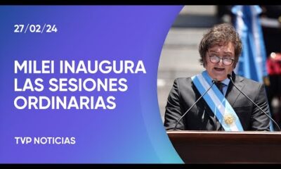 Milei inaugura las sesiones ordinarias el viernes a las 21 en el Congreso