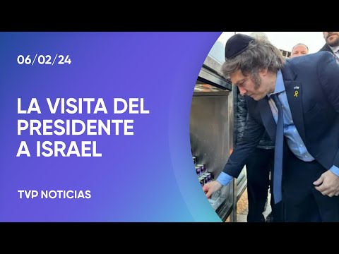 Milei rezÃ³ en el Muro de los Lamentos y ratificÃ³ que mudarÃ¡ la embajada argentina a JerusalÃ©n