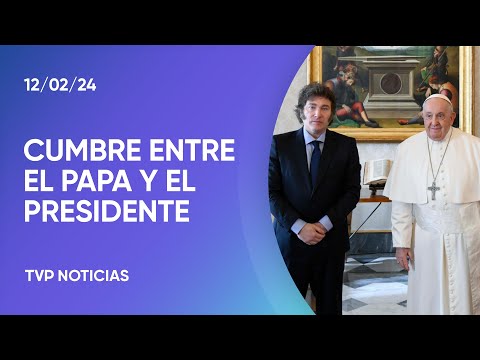 Milei se reuniÃ³ una hora con el papa Francisco en el Vaticano